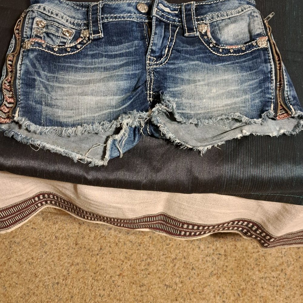 Miss Me low rise shorts